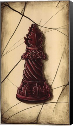 Framed Chess Bishop Print