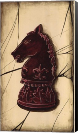 Framed Chess Knight Print