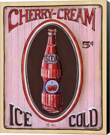 Framed Cherry Cream Print