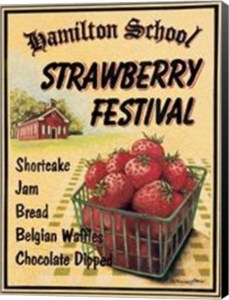 Framed Strawberry Festival Print