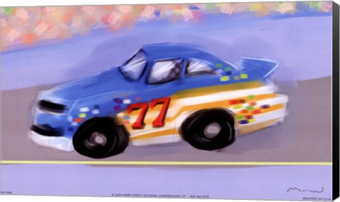 Framed Racecar Print