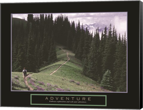 Framed Adventure - Hiker Print