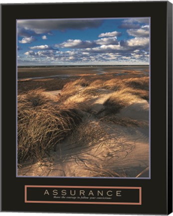 Framed Assurance - Sand Dunes Print