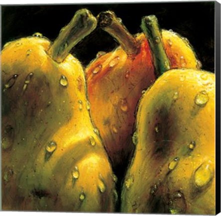 Framed Pears Print