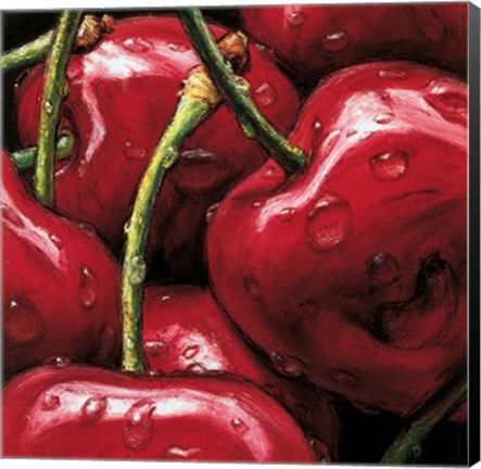 Framed Cherries Print