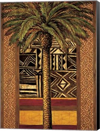 Framed African Evening II Print