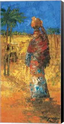 Framed Femme Du Village II Print