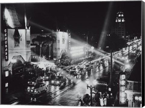 Framed Hollywood California, 1940 Print