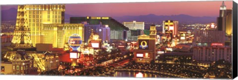 Framed Strip, Las Vegas Nevada Print