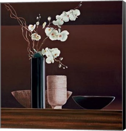 Framed Ikebana I Print