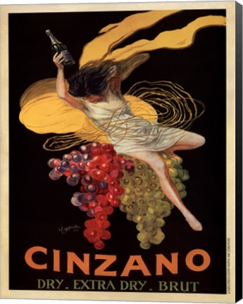 Framed Cinzano, 1920 Print