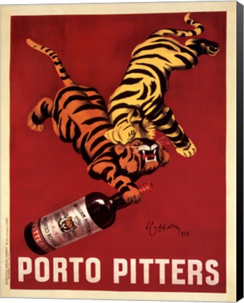 Framed Porto Pitters Print