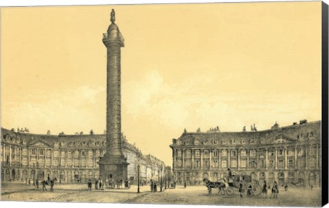 Framed Place Vendome Print