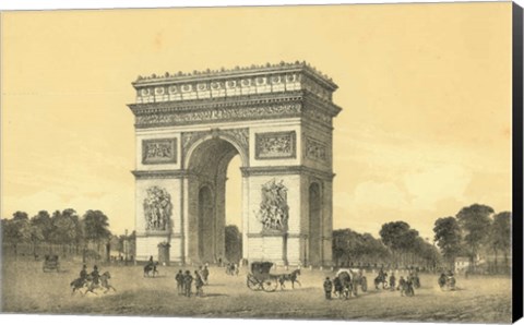 Framed Arc De Triomphe Print