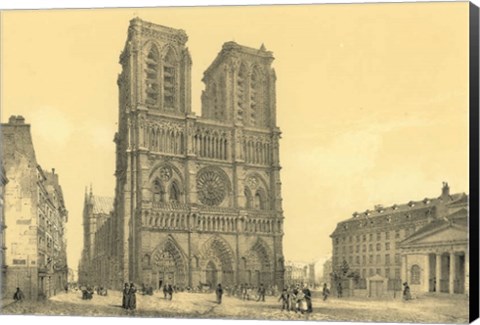 Framed Notre Dame Print