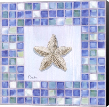 Framed Mosaic Starfish Print
