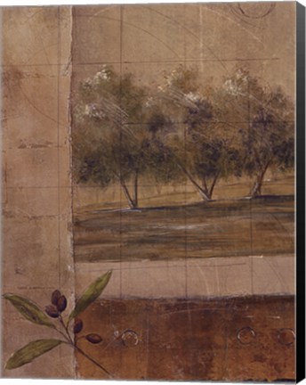 Framed Olive Groves I Print