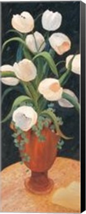 Framed Tulips By Night Print