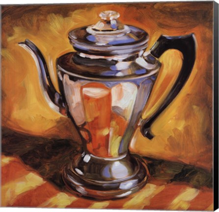 Framed Tea Pot II Print