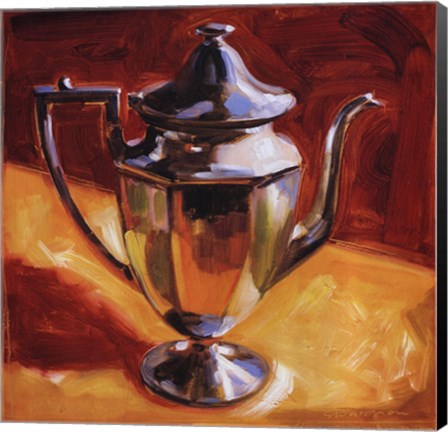 Framed Tea Pot III Print