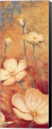 Framed Floral Poetry II Print