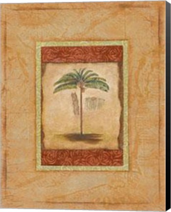 Framed Palm Botanical Study II Print