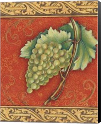 Framed Grape Tapestry II Print