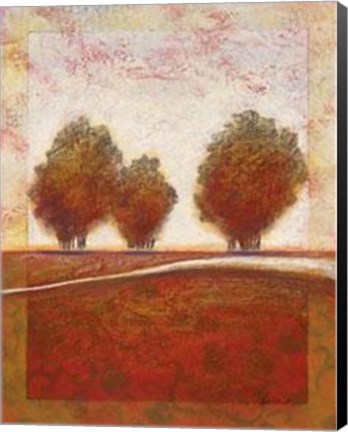 Framed Morning Mist Rising I - Mini Print