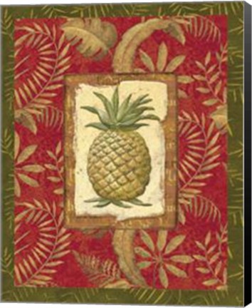 Framed Exotica Pineapple - Grande Print