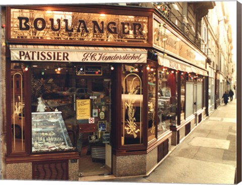 Framed Boulangier Patissier Print