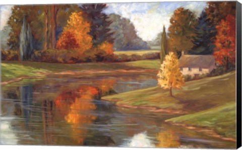 Framed Calm Waters II Print