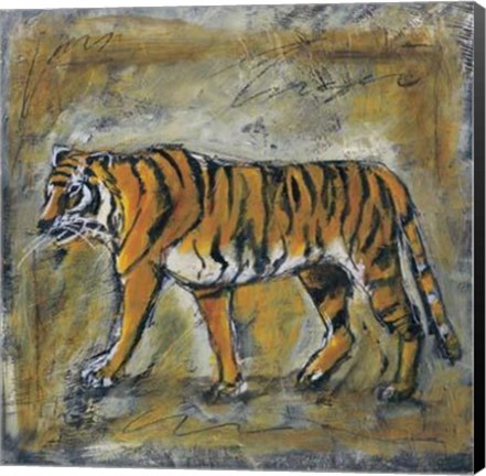 Framed Safari Tiger Print