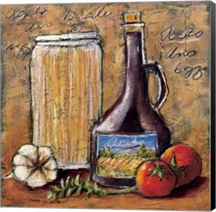 Framed Rustic Kitchen III Print