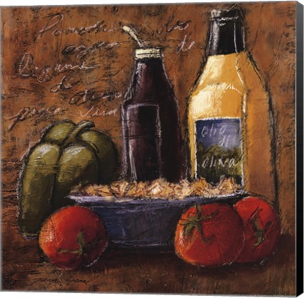 Framed Rustic Kitchen IV Print