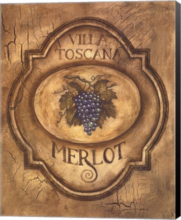 Framed Merlot Print
