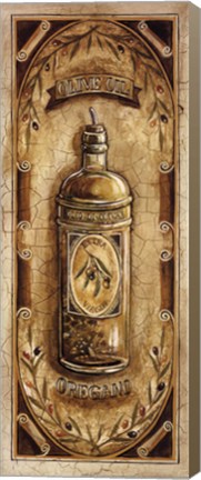 Framed Olive Oil - Oregano Print
