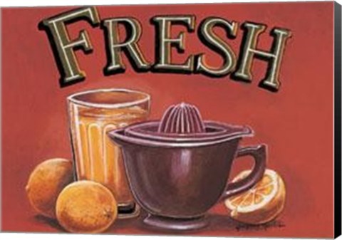 Framed Fresh Squeezed Print