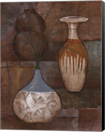 Framed Persian Pot I Print