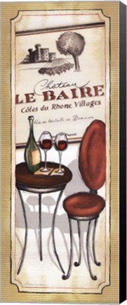 Framed Vin Rouge Print