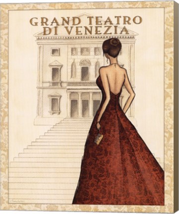 Framed Teatro - Mini Print