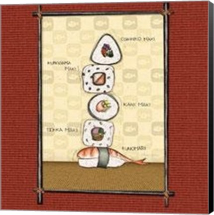 Framed Sushi I Print