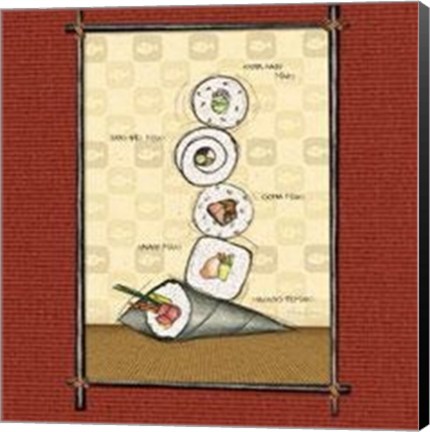Framed Sushi II Print