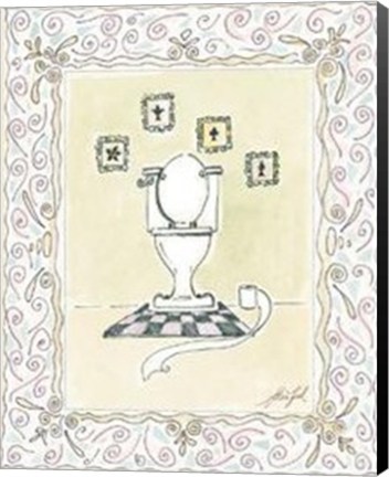 Framed Toilette II Print