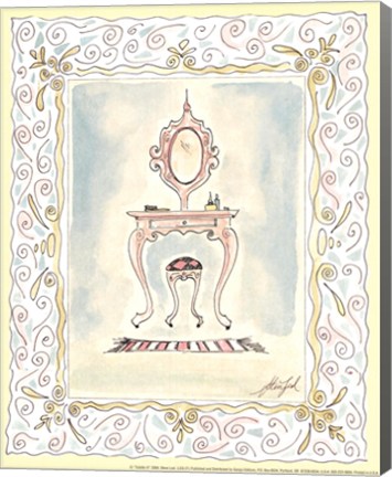 Framed Toilette IV Print