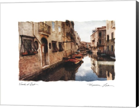 Framed Venice At Rest Print