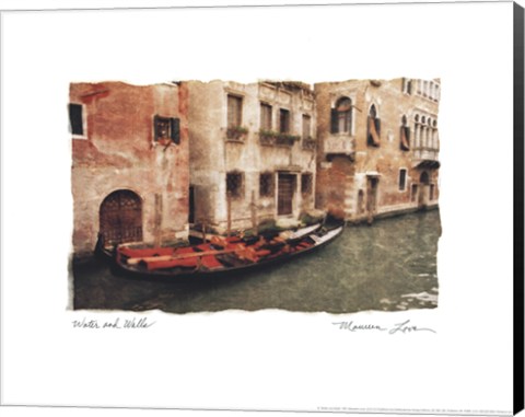 Framed Water And Walls Print