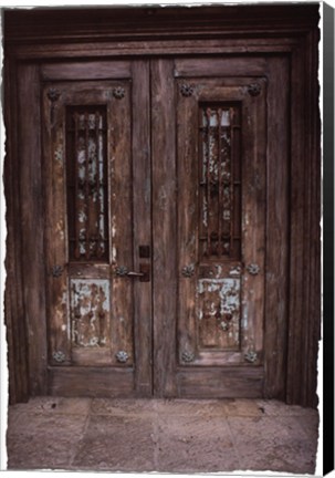 Framed Doors Of Cuba II Print