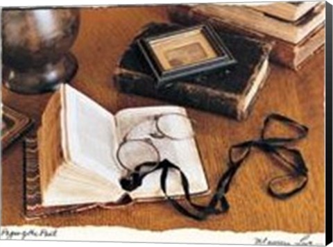 Framed Pages Of The Past Print