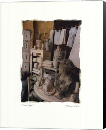 Framed Tuscan Repose I Print