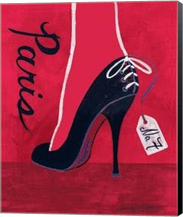Framed High Heels Paris Print